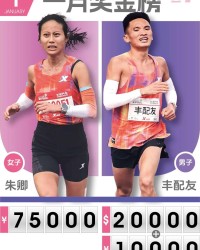 星空体育平台-今年一月马拉松国内总奖金超190W，朱卿丰配友领衔月度奖金榜